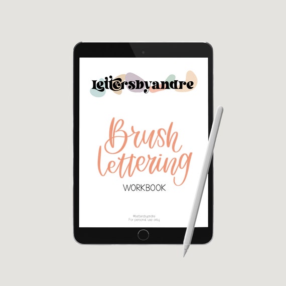 Brush Lettering Workbook