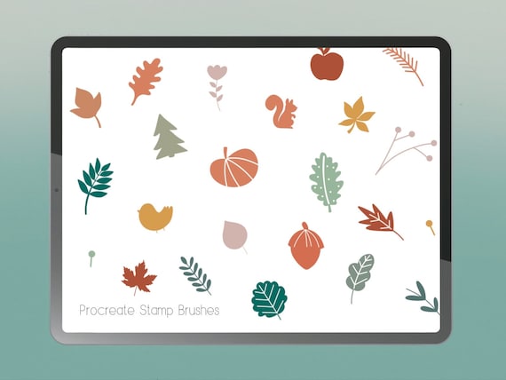 Fall stamps for Procreate